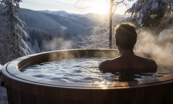 hot water immerion image